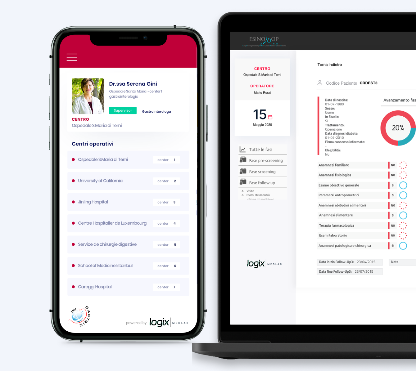 Caso studio MedLab - Piattaforma per ricerca medica