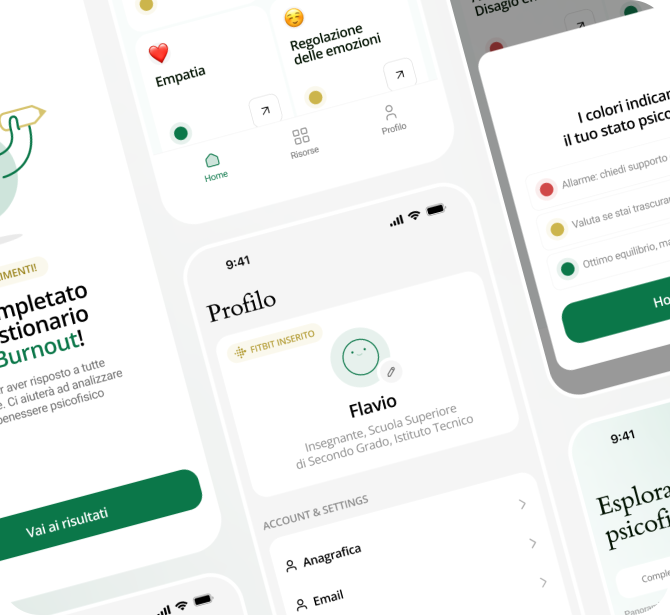Caso studio LUMSA — Monitoraggio benessere personale scolastico