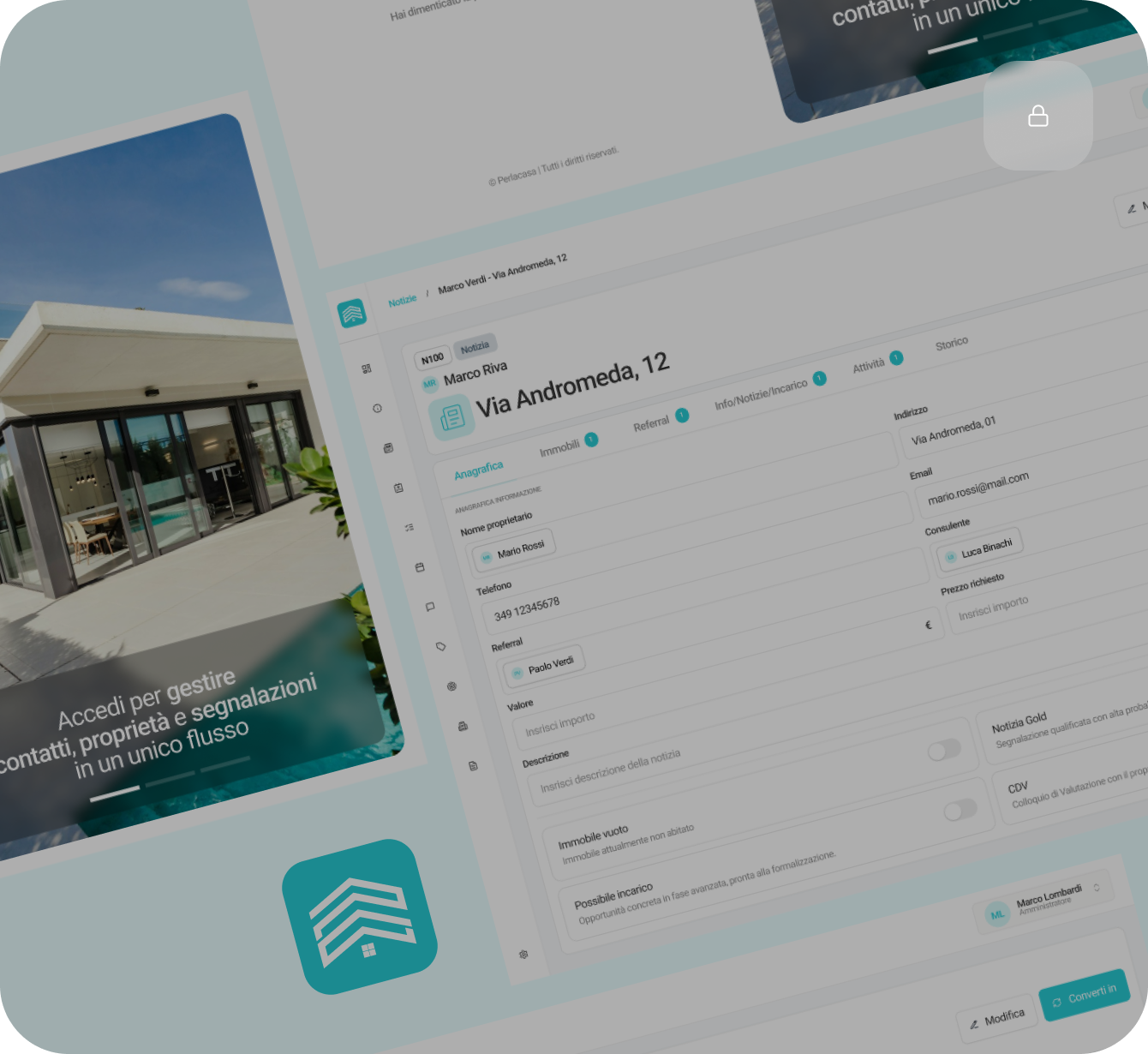 Caso studio Perlagest - App gestione immobiliare